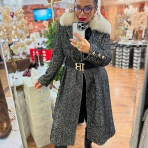 NOVO na web-u Roberta Biagi kaput crni