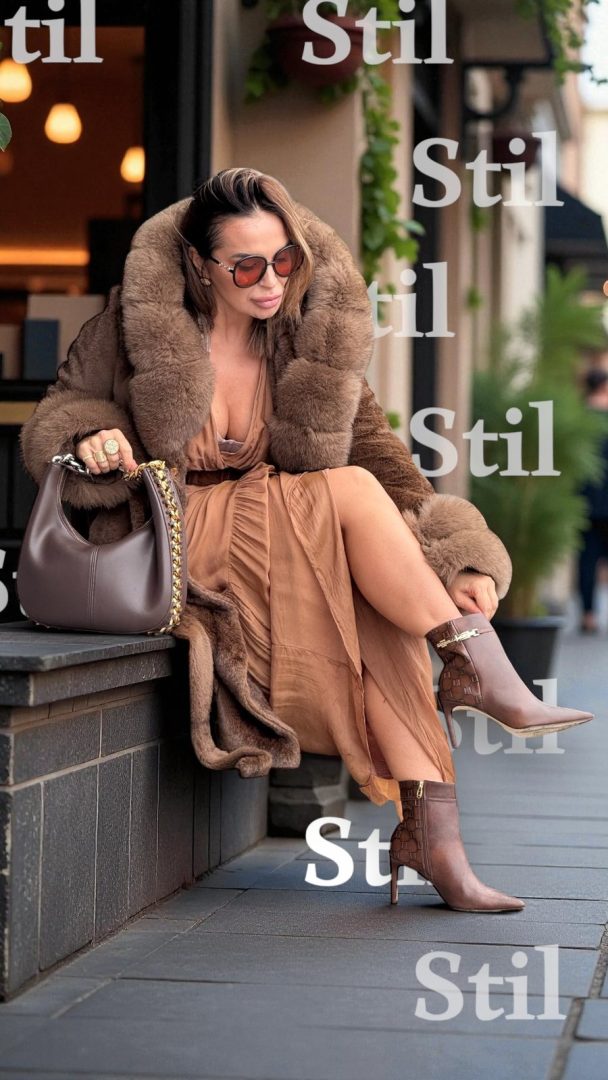 Bunda od pravog krzna rakuna lisice RASPRODAT MODEL - Image 3