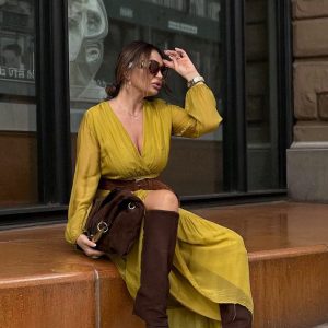 Haljina od menakne viskoze